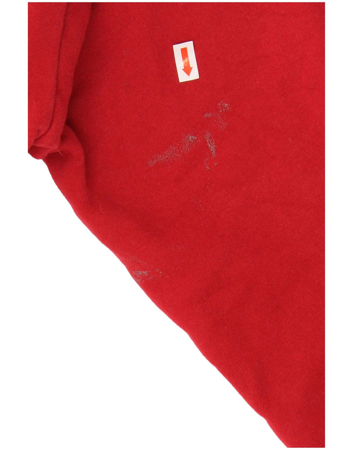 ORVIS Mens Zip Neck Sweatshirt Jumper Small Red Cotton