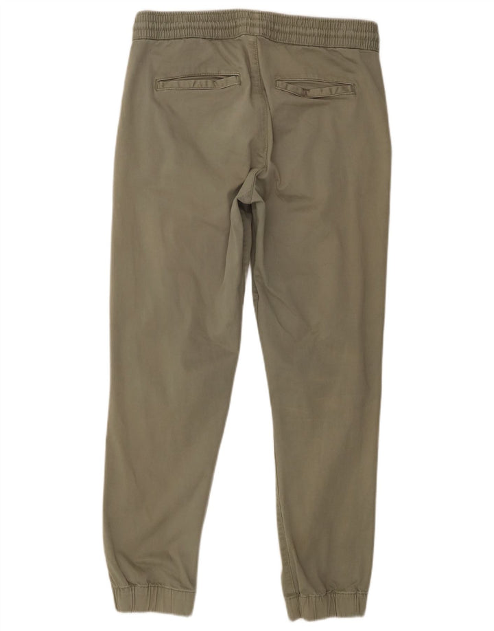 Zara Herren Jogger Chino Hose Medium W31 L27 Khaki