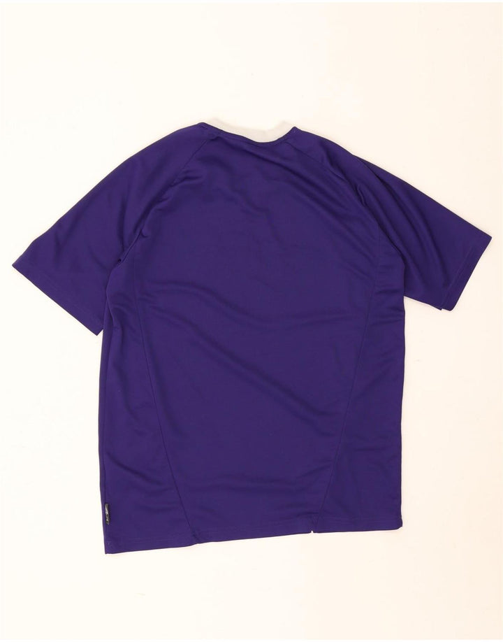 Adidas Herren T-Shirt Top Small Lila Colourblock Polyester