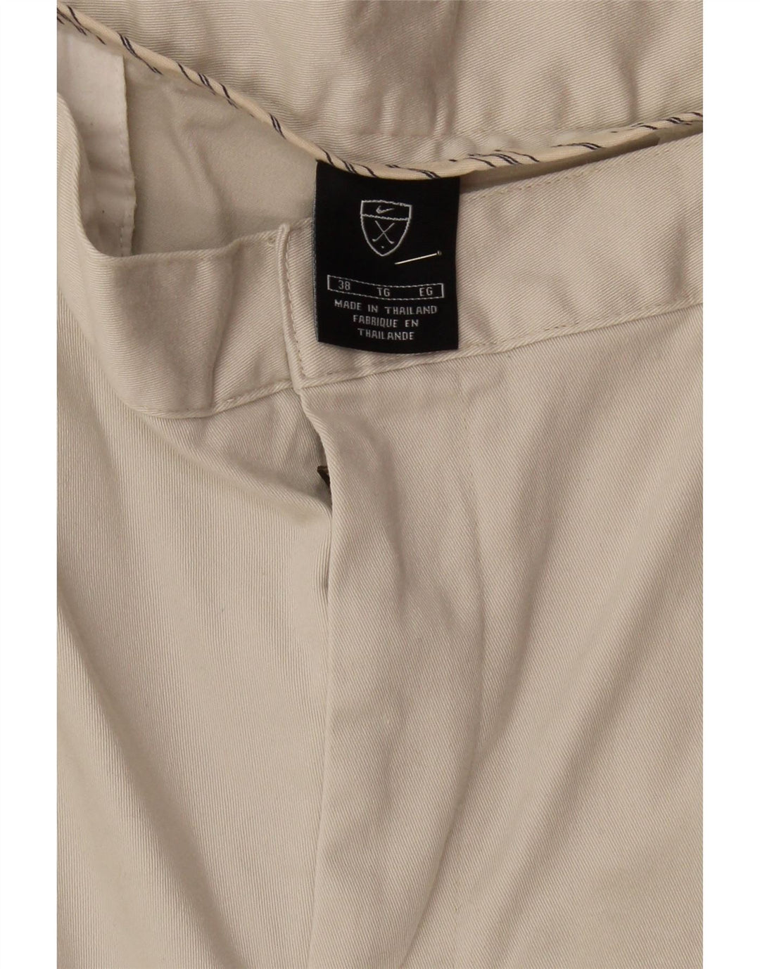 NIKE Mens Chino Shorts W38 XL Grey Cotton Vintage Nike and Second-Hand Nike from Messina Hembry 