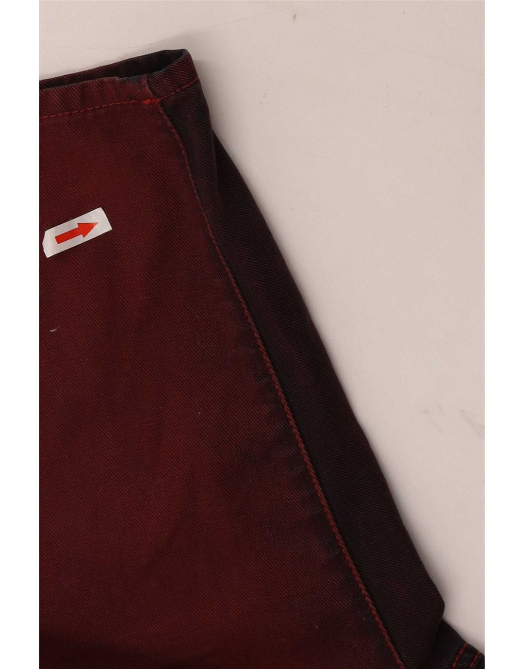 Marks & Spencer Herren Jeansshorts W32 Mittelrote Baumwolle