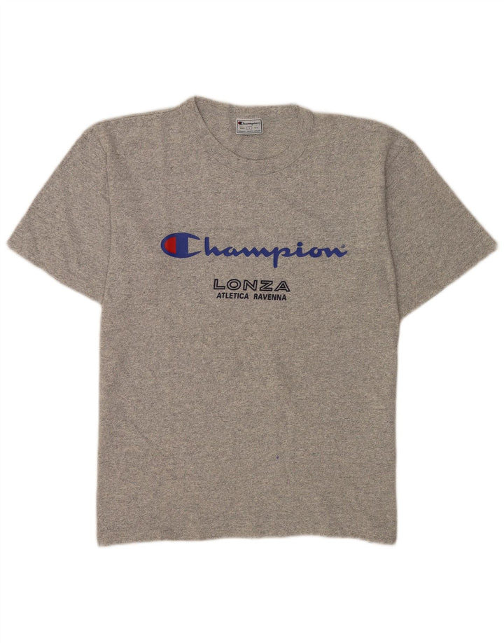 Champion Herren-T-Shirt mit Grafik, groß, grau gefleckt