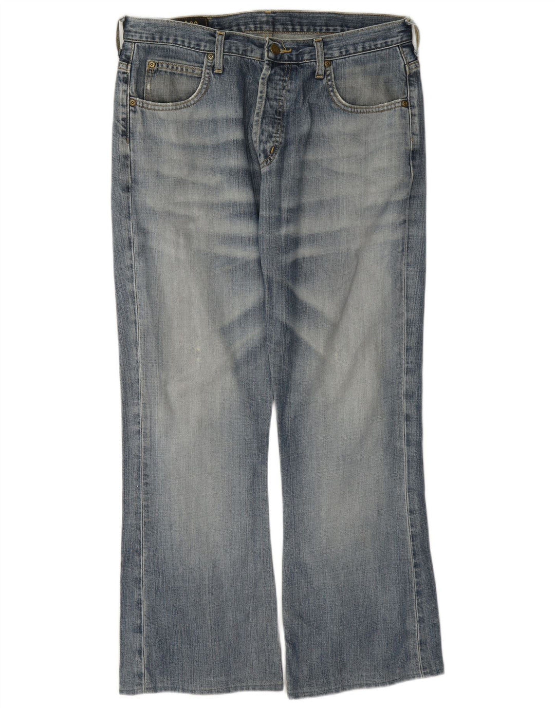 Lee Herren Denver Bootcut Jeans W34 L29 Blaue Baumwolle