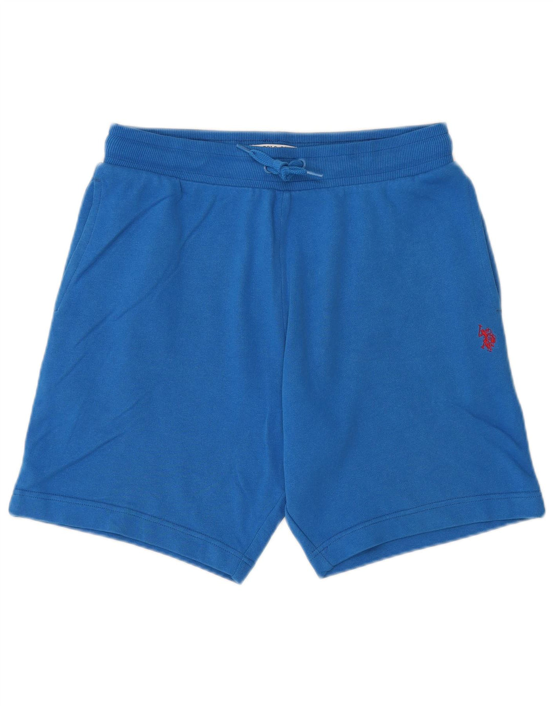 US POLO ASSN. Herren-Sportshorts aus mittelblauer Baumwolle