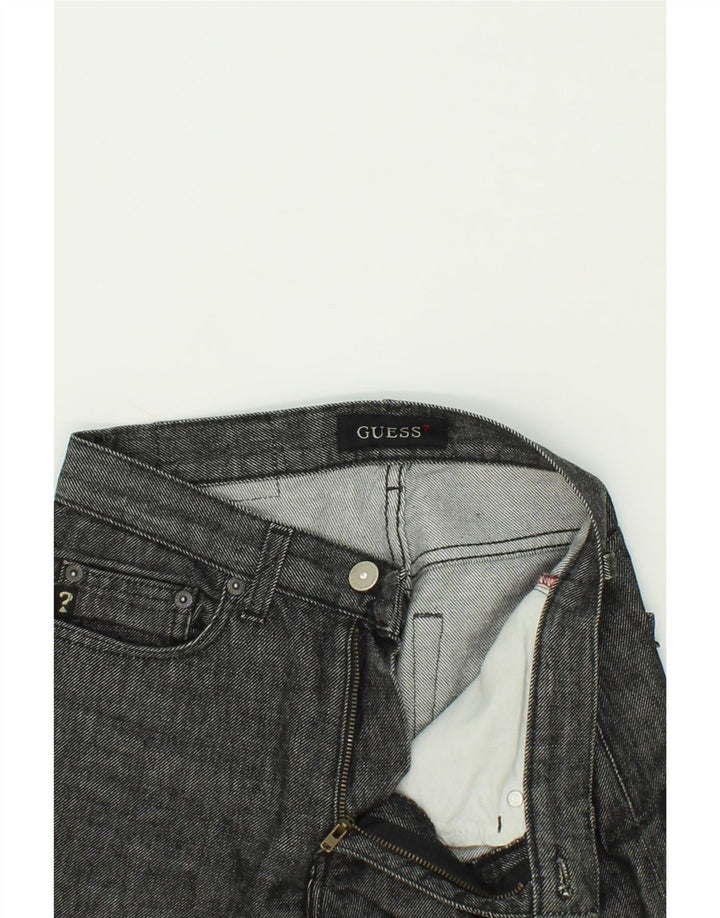GUESS Womens Straight Jeans W27 L31  Black Cotton Vintage Guess and Second-Hand Guess from Messina Hembry 