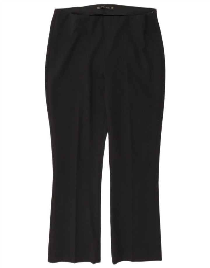 Zara Damen Normale Freizeithose, Größe L, W30, L27, Schwarz