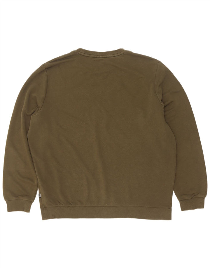 Puma Herren Sweatshirt Pullover XL Khaki Baumwolle