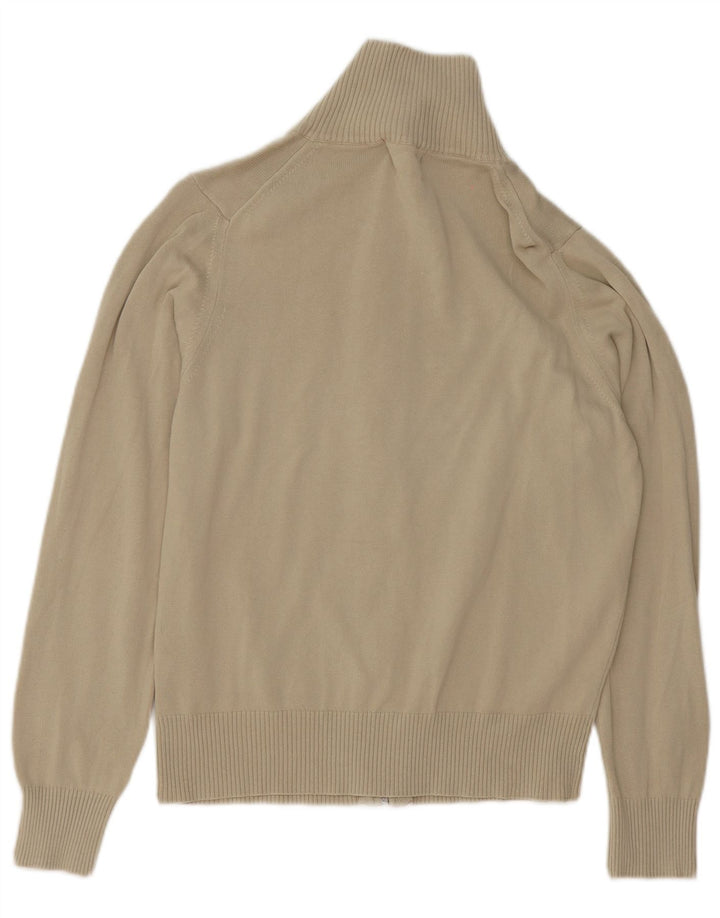 ZARA Herren-Cardigan, mittelbeige Baumwolle