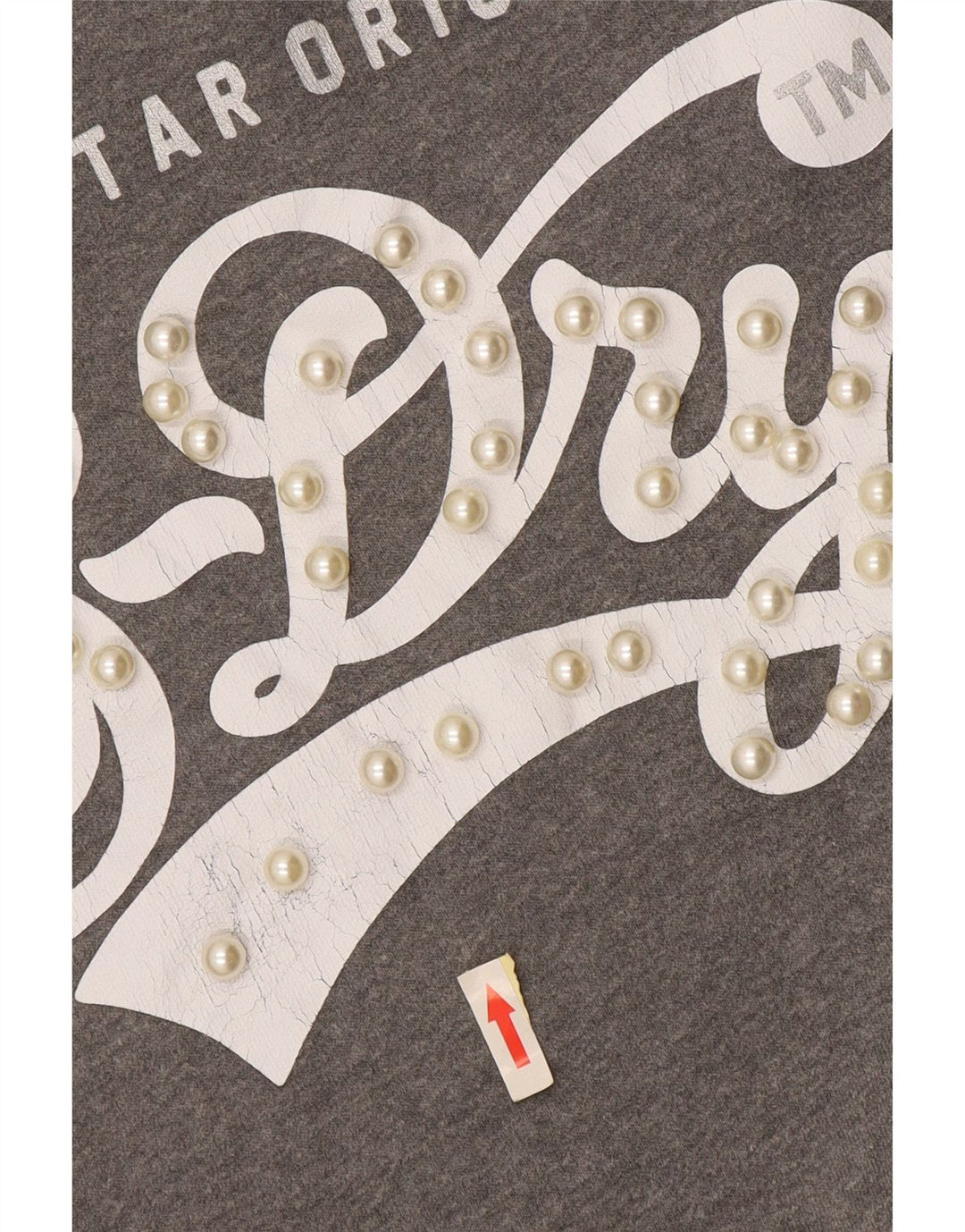 Superdry Damen-Sweatshirt in Übergröße, Größe UK 14, Mittelgrau, Farbblock