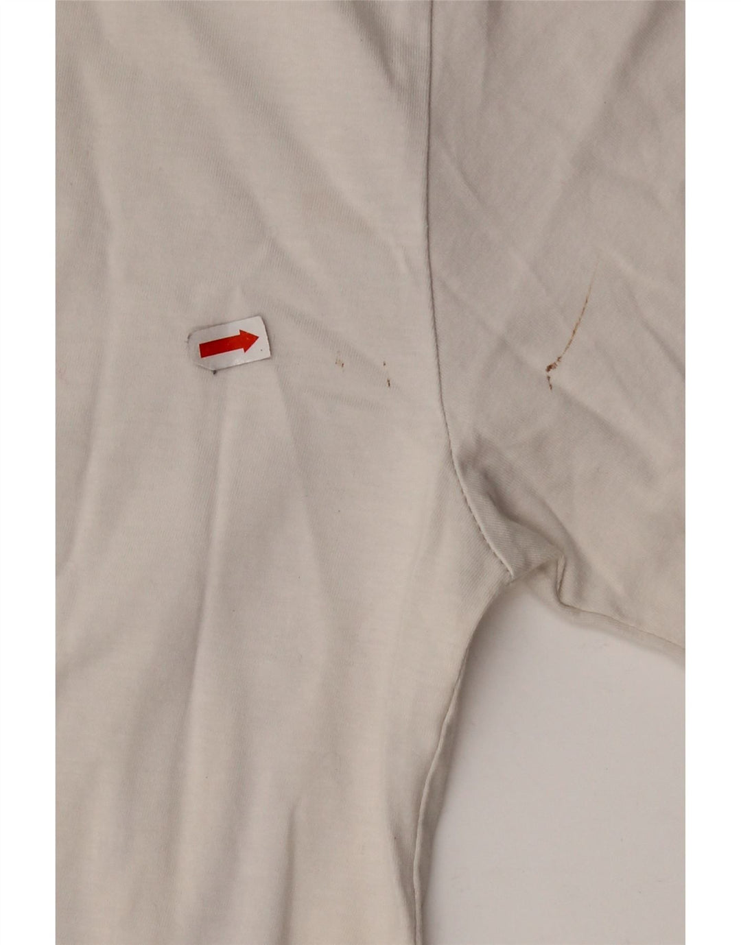 LEVI'S Herren-T-Shirt mit Grafik, Größe L, cremefarbene Baumwolle