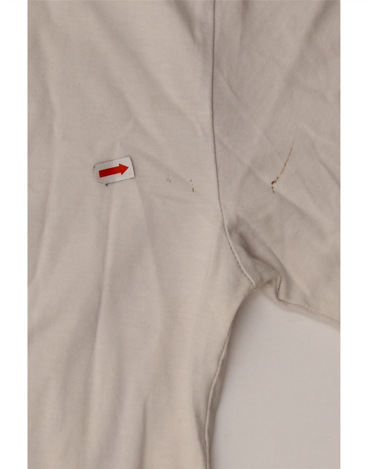 LEVI'S Herren-T-Shirt mit Grafik, Größe L, cremefarbene Baumwolle