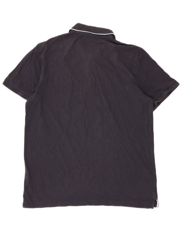 Hugo Boss Mens Regular Fit Polo Shirt XL Navy Blue Cotton