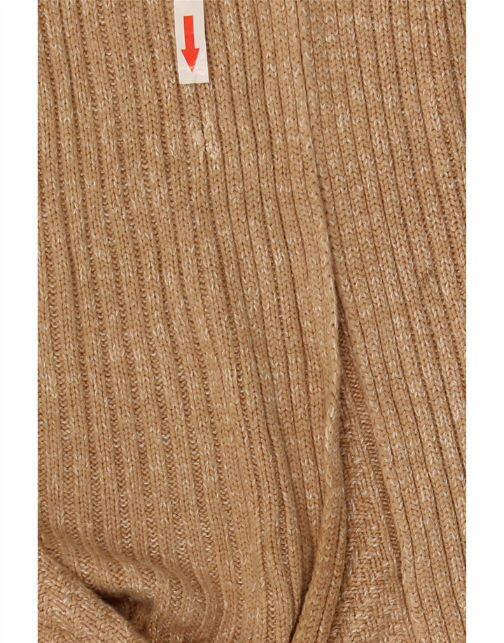 Marks & Spencer Damen-Strickjacke in Übergröße, Gr. 10, Größe S, Beige gefleckt