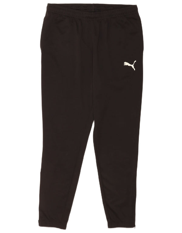 Puma Herren-Trainingshose, groß, aus schwarzem Polyester