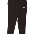 Puma Herren-Trainingshose, groß, aus schwarzem Polyester