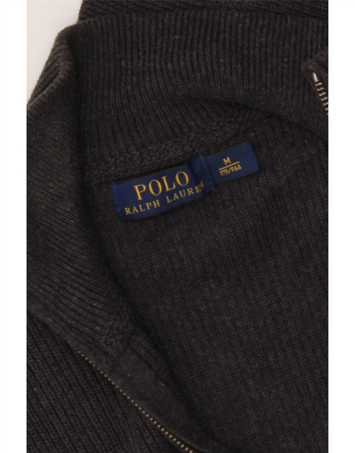 Polo Ralph Lauren Herren-Cardigan-Pullover Mittelgrau