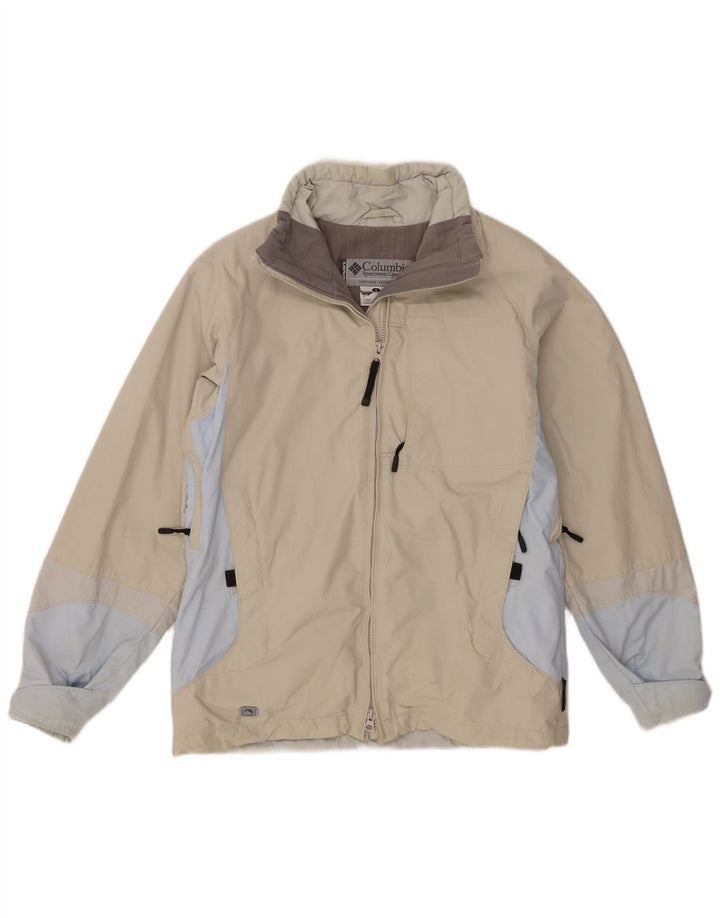 Columbia Herren-Windbreaker-Jacke, UK 36, Small, beige, Colourblock-Polyamid