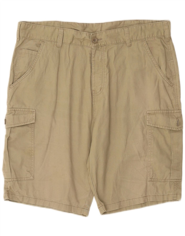 Mountain Warehouse Herren-Cargoshorts, W36, Größe L, Beige, Baumwolle