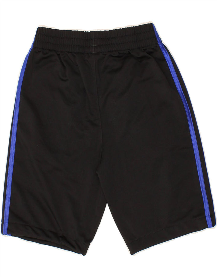 ADIDAS Boys Sport Shorts 7-8 Years Small Black Polyester Vintage Adidas and Second-Hand Adidas from Messina Hembry 