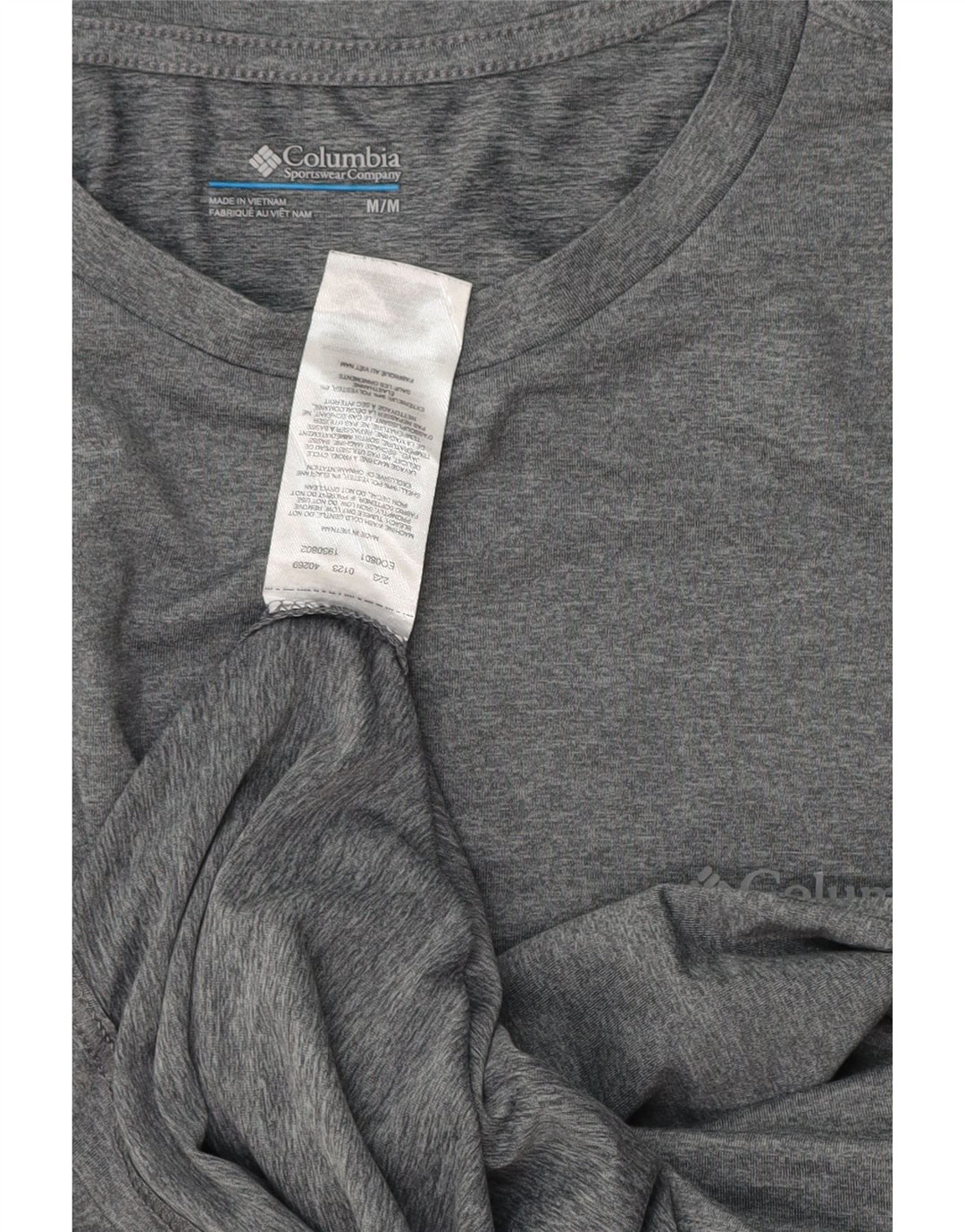 Columbia Herren T-Shirt Top Mittelgraues Polyester