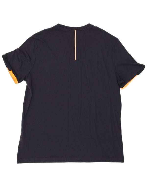 Lotto Herren-T-Shirt mit Grafik, XL, Marineblau, Baumwolle