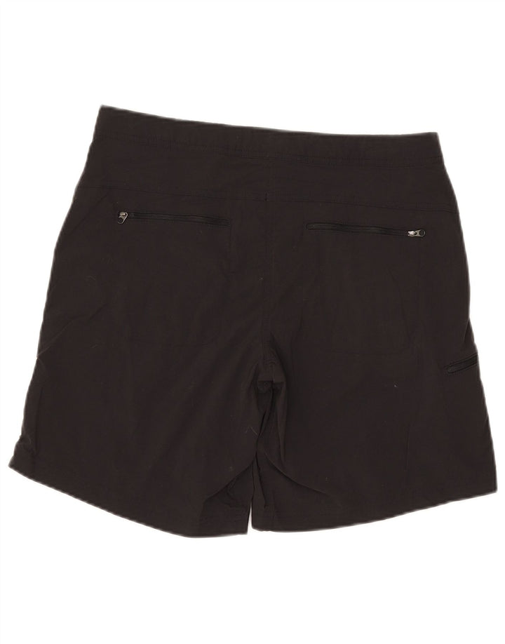 L.L.Bean Damen Cargo-Shorts US 10 Large W32 Schwarzes Nylon