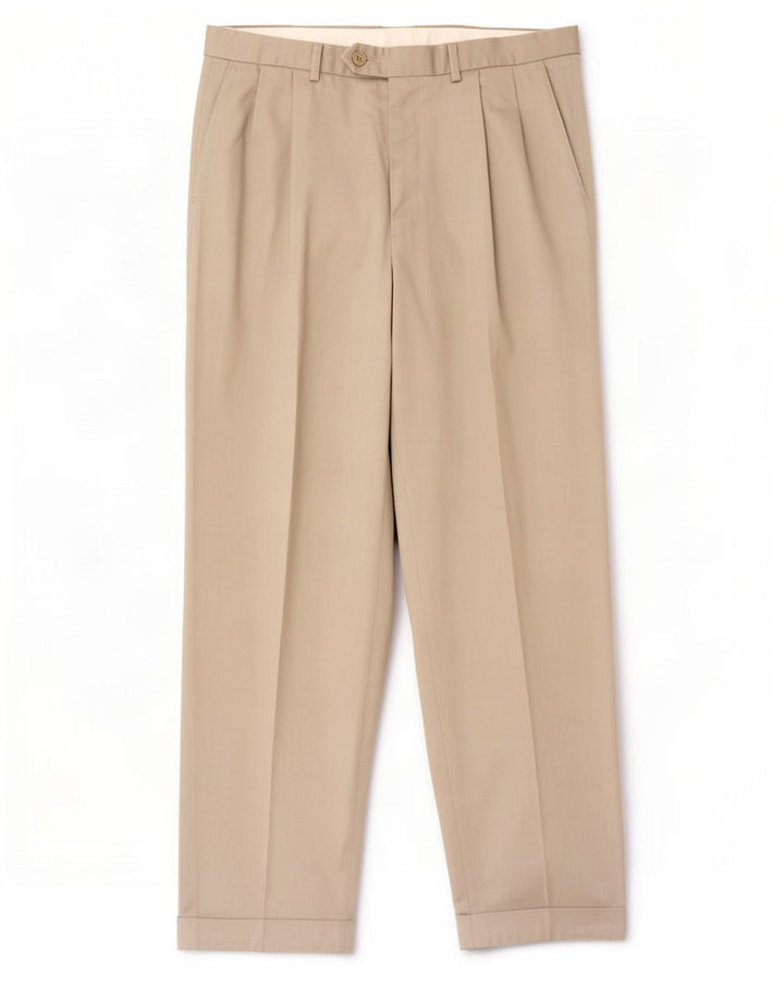 Marks & Spencer Herren-Freizeithose mit Pegged, W32, L31, grünes Polyester