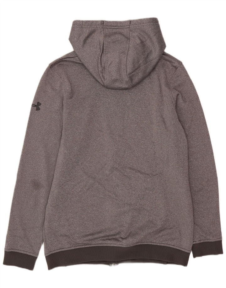 Under Armour Herren Cold Gear Graphic Zip Hoodie Pullover Small Grau