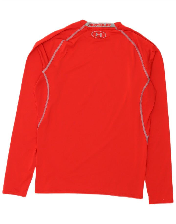Under Armour Herren Heat Gear Graphic Top Langarm XL Rot Polyester