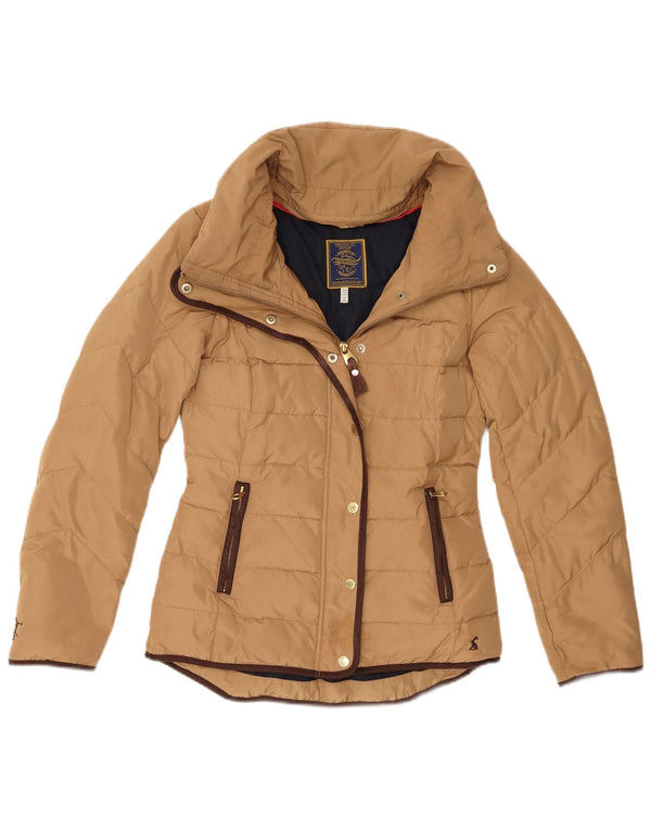 Joules Damen Wattierte Jacke UK 8 Small Beige Polyester