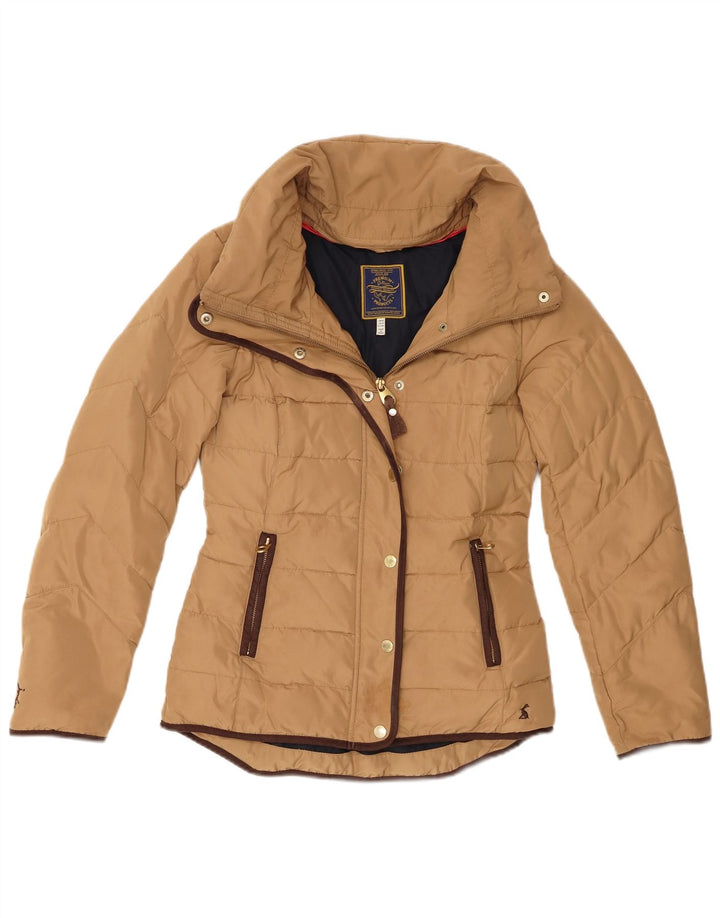 Joules Damen Wattierte Jacke UK 8 Small Beige Polyester