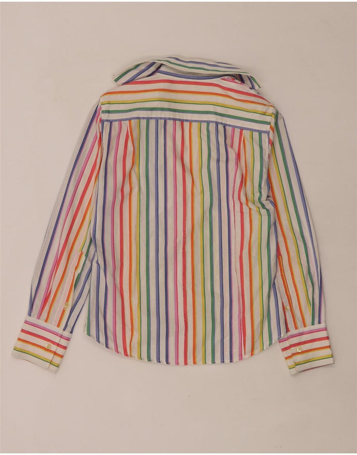 Paul Smith Damen-Hemd IT 42 Medium Mehrfarbig gestreift aus Baumwolle