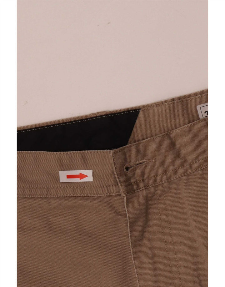 Volcom Herren Chino-Shorts, Größe L, W36, Beige, Polyester