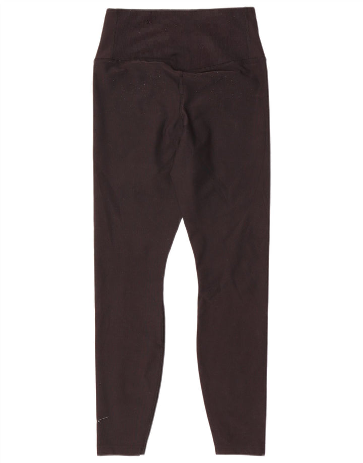 Nike Damen Leggings UK 14 Medium Schwarz