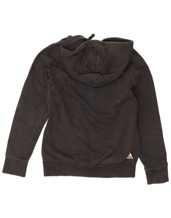 Adidas Mädchen Graphic Relaxed Fit Hoodie Pullover 13–14 Jahre Schwarz Sport