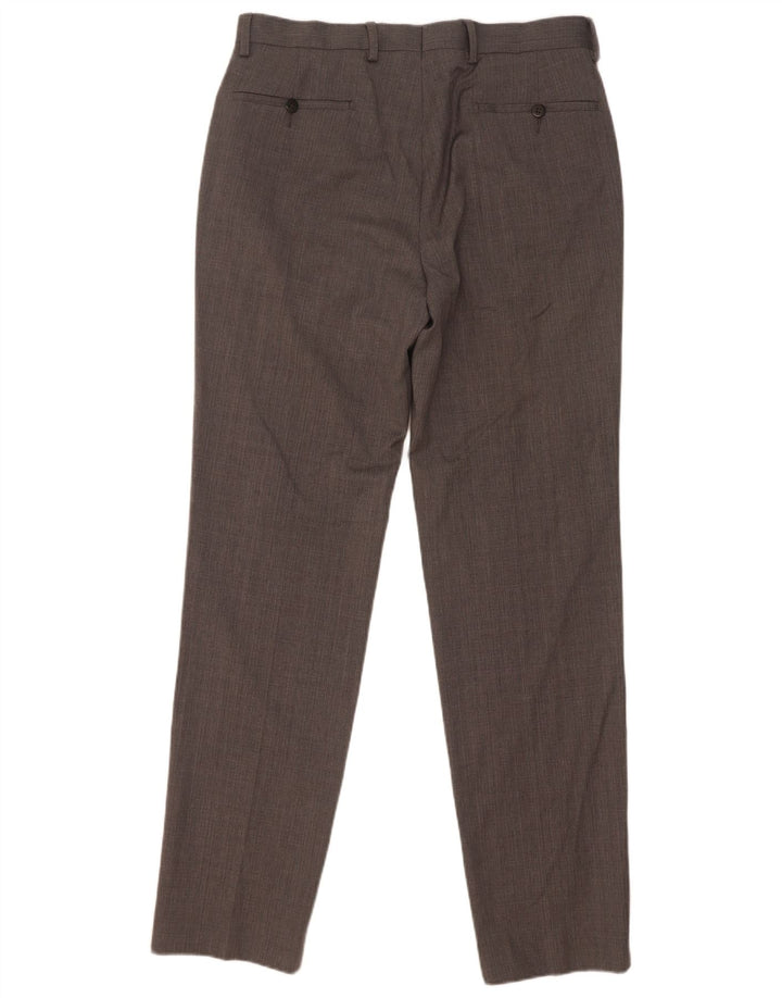 Marks & Spencer Herren Autograph Slim Anzughose W32 L33 Graue Wolle