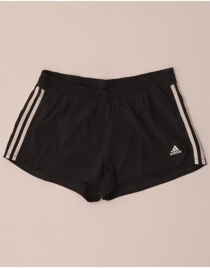 Adidas Damen Aeroready Sport Shorts UK 12/14 Medium Schwarz Polyester