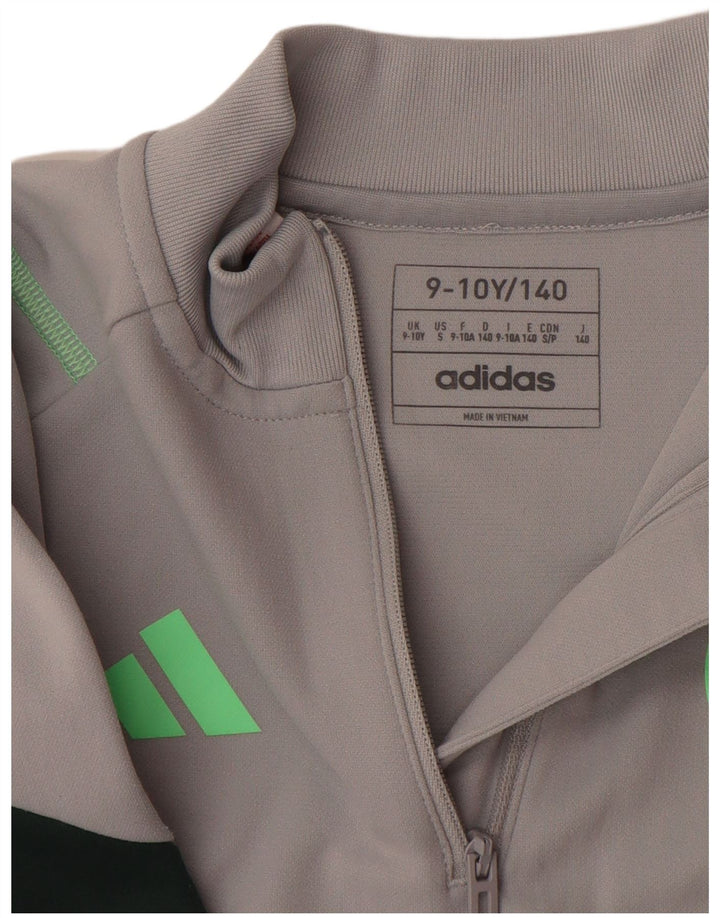 ADIDAS Aeroready Pullover-Trainingsanzug für Jungen, 9–10 Jahre, Grau, Farbblock