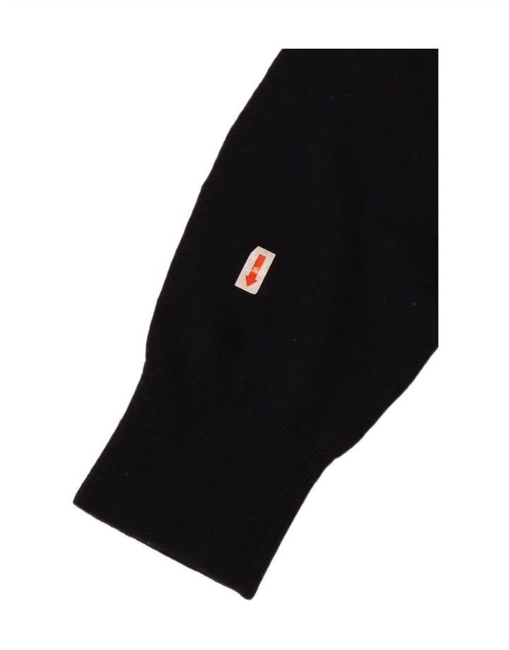 TOMMY HILFIGER Herren-Pullover mit V-Ausschnitt, große marineblaue Wolle