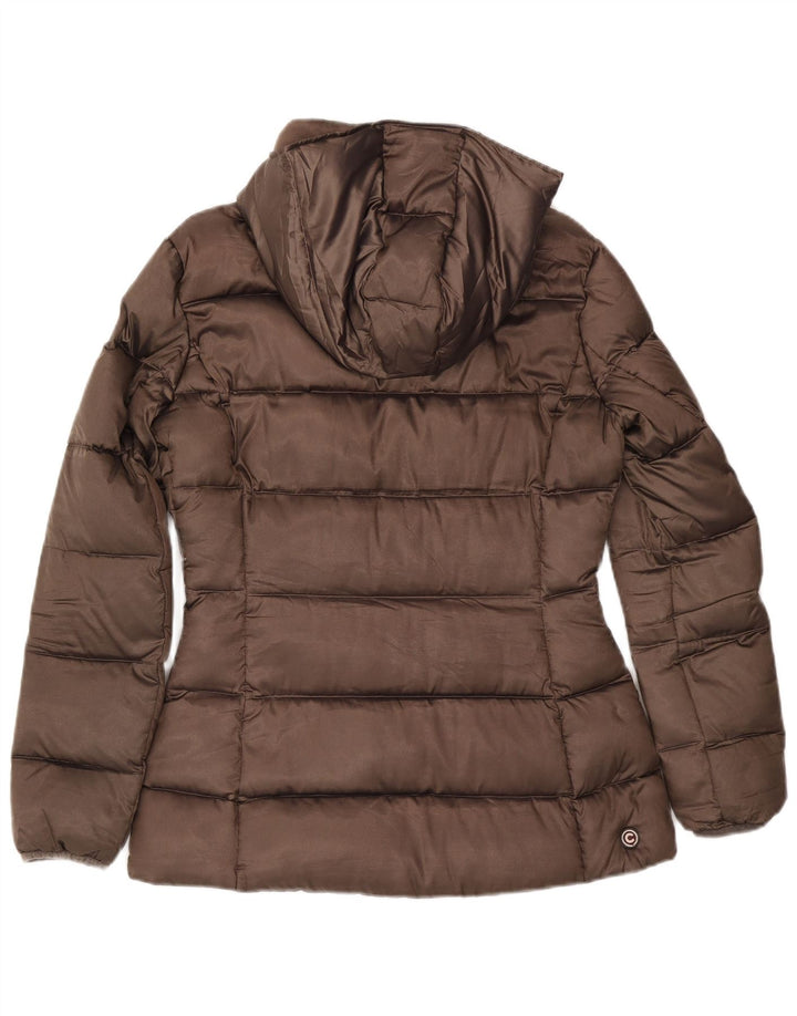 Colmar Damen Wattierte Jacke mit Kapuze IT 46 Large Braun