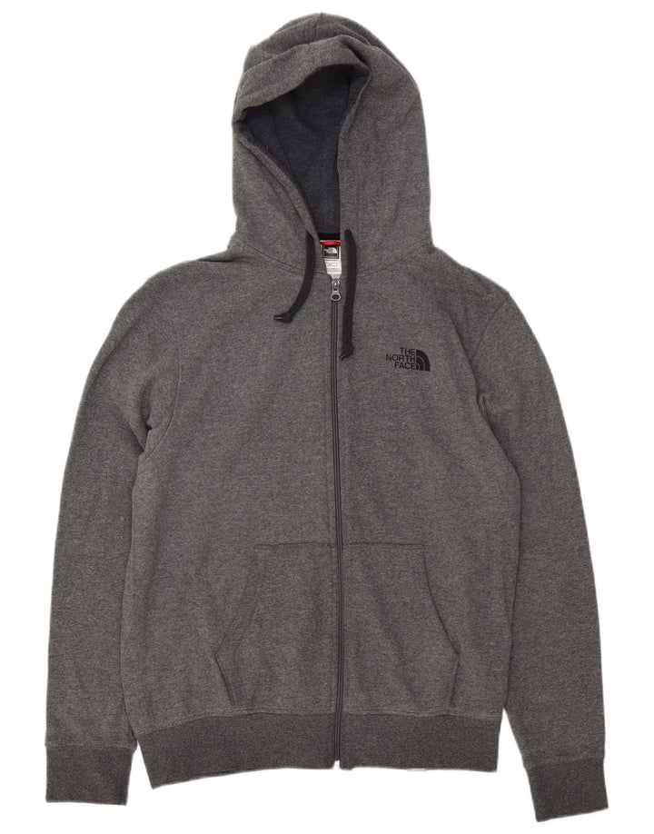 The North Face Herren-Kapuzenpullover mit Reißverschluss, Größe S, Grau, Baumwolle