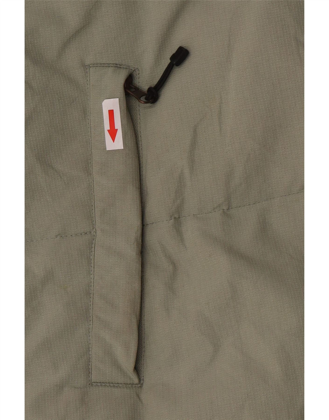 Fila Herren-Jacke mit Kapuze, gepolstert, UK 40, groß, Khaki, Polyamid