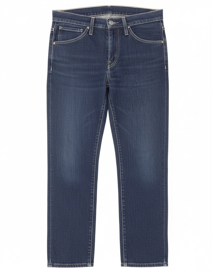 Levi's Damen Straight Jeans W29 L28 Marineblaue Baumwolle