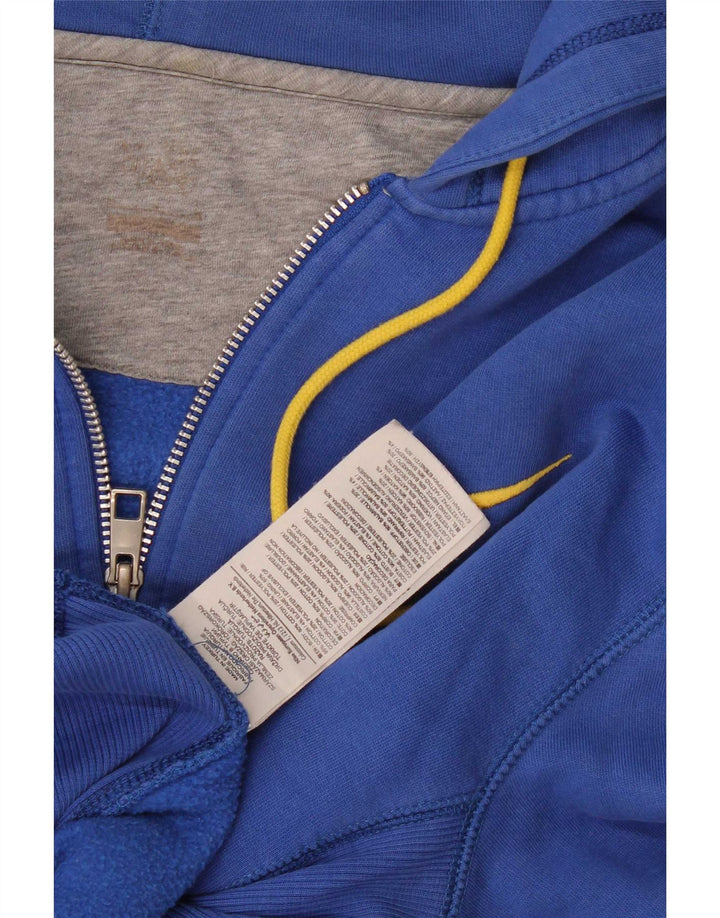 Nike Herren-Kapuzenpullover mit Reißverschluss, groß, aus blauer Baumwolle