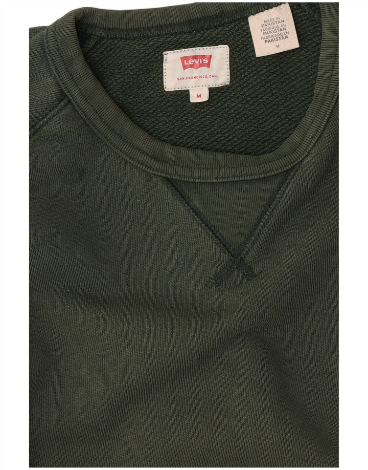 Levi's Herren-Sweatshirt-Pullover Mittelgrün