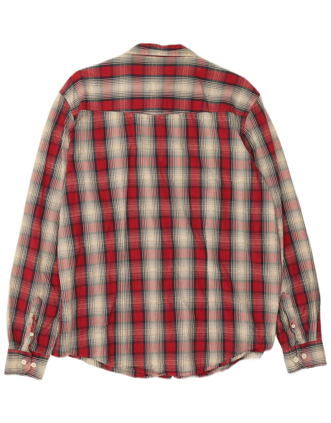 WRANGLER Mens Shirt XL Red Check Cotton