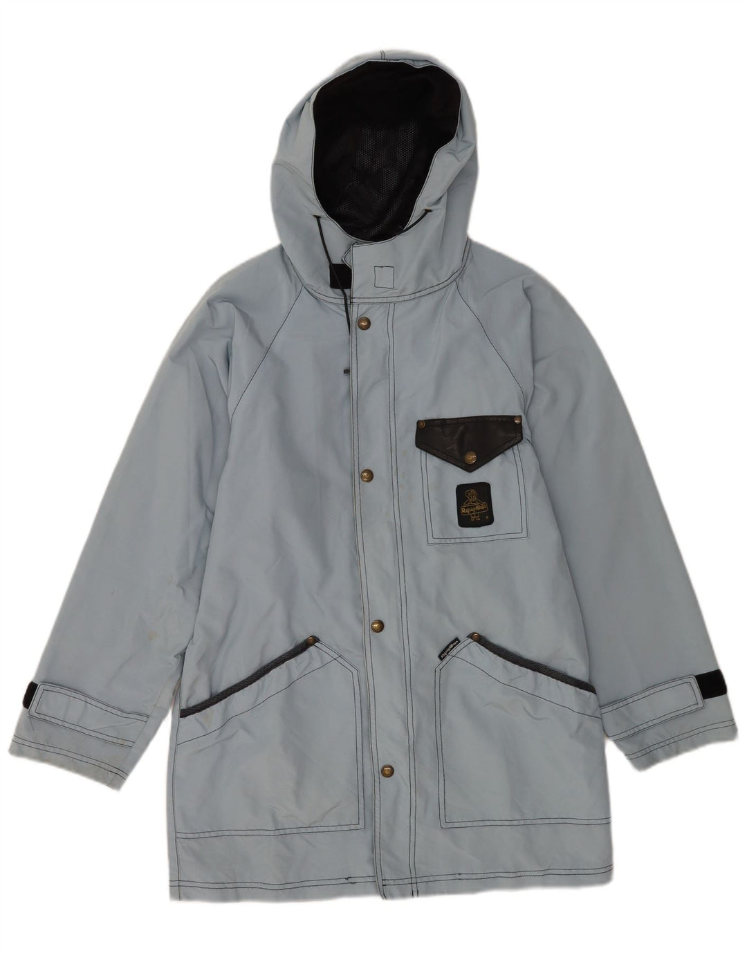 REFRIGIWEAR Herren-Windjacke mit Kapuze, UK 34, XS, Blau, Polyamid