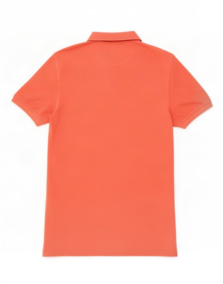 Lee Herren-Poloshirt mit normaler Passform, mittelorange Baumwolle