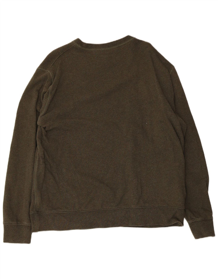 Marks & Spencer Damen Sweatshirt Pullover UK 20 2XL Khaki Baumwolle