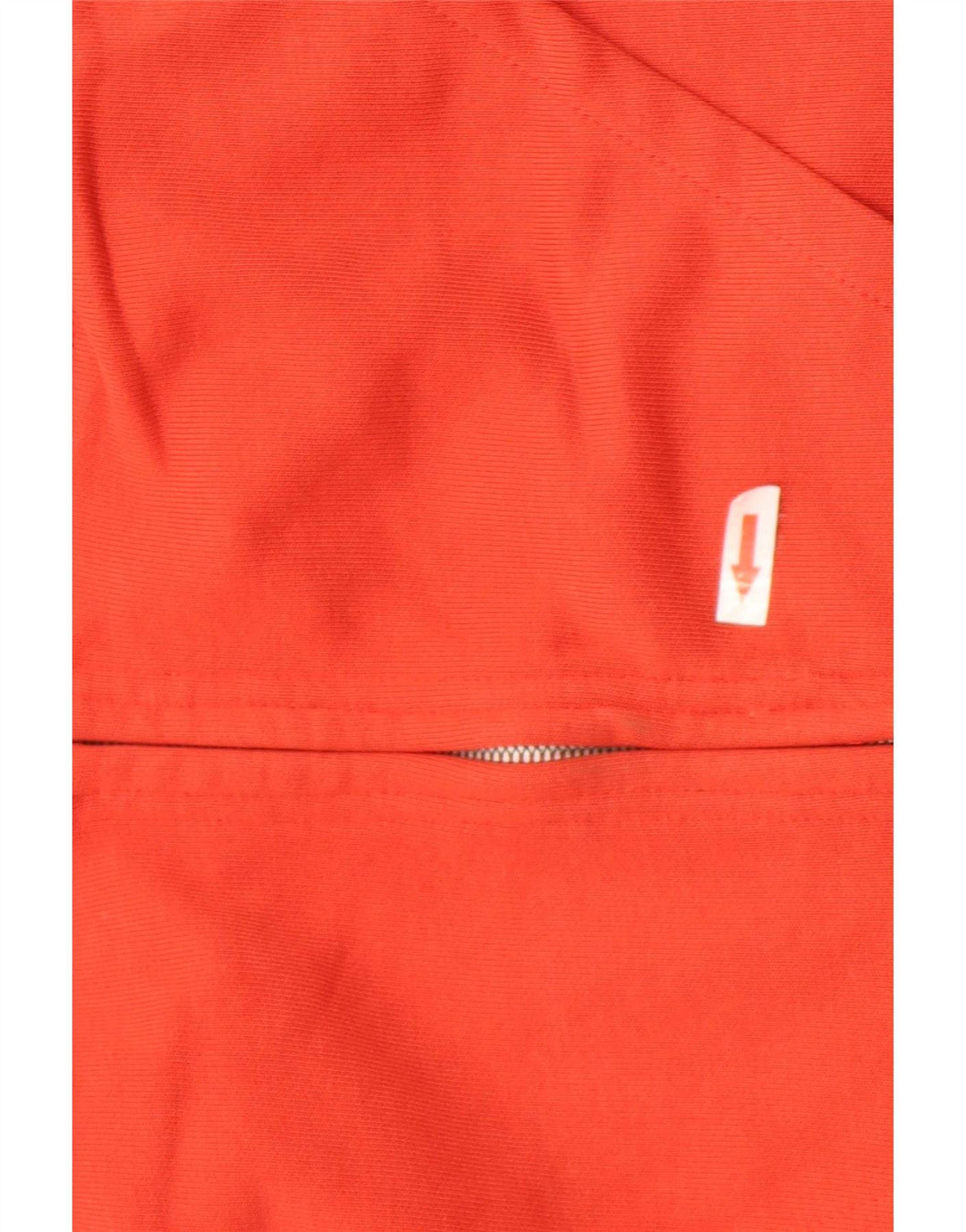 Zara Herren-Kapuzenpullover mit Reißverschluss, klein, rote Baumwolle
